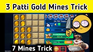 7 Mines Big Winning Gameplay | 3 Patti Gold Mines Special Winning Today | Mines Game Teen Patti Blue screenshot 4