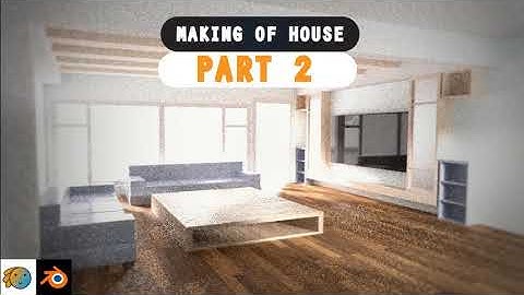 Blender l Making House | PART 2 |tutorial series in Blender l Timelapse Tutorial