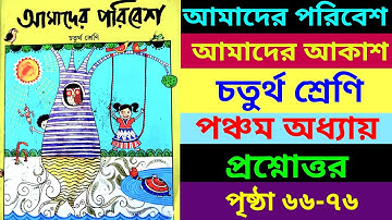 আমাদের পরিবেশ|আমাদের আকাশ|চতুর্থ শ্রেণি|পৃষ্ঠা ৬৬-৭৬|amader poribesh|amader akash|class 4|page 66-76
