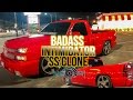 Badass truck  red intimidator ss clone supercharged