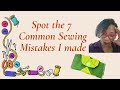 Sewing Mistakes