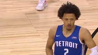Cade Cunningham with a pull-up 3 off the screen | Pistons vs Rockets | NBA Summer League |