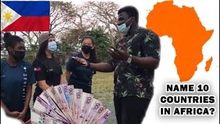 C@N YOU M€NTION 10 AFRICAN COUNTRIE$ FOR 100PHP? (PHILIPPINES EDITION)