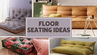 Creative Floor Seating Ideas For Modern Living Room 2023| Floor Sofa Ideas| Floor Cushion Idea