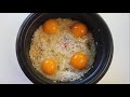 Make Your Rice Special by Adding Eggs in the Rice Cooker