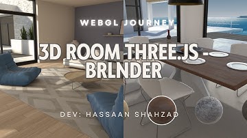 3D Three.js portfolio with Blender