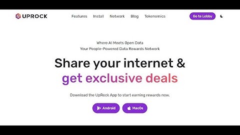 Uprock earnings token airdrop - mine using your internet connection