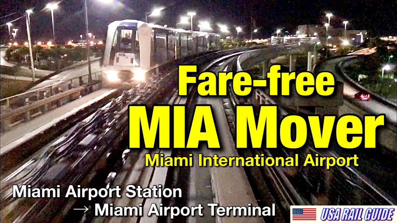 [ USA Airport ] Fare-Free People Mover, MIA Mover at Miami International Airport