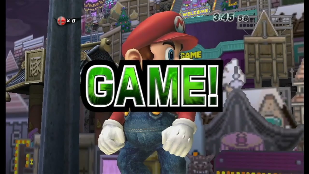 Super Smash Bros. Brawl: Intro & Classic mode - Mario