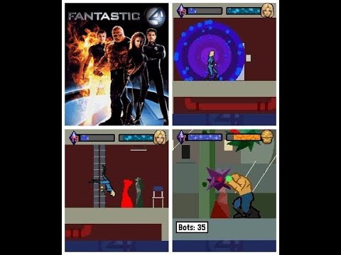 Фантастическая Четверка java игра (полное прохождение) - Fantastic Four java game
