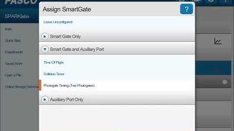 Time Between Two Smart Gates (SPARKvue)