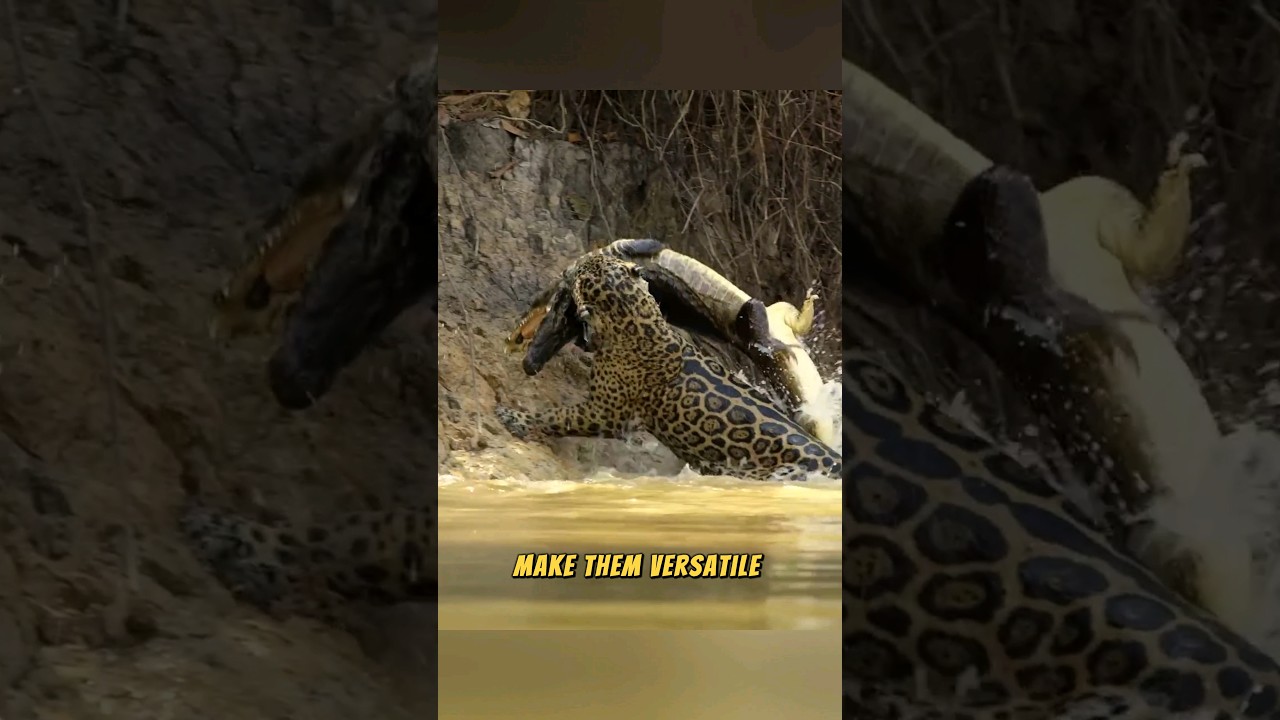 Unbelievable Jaguar Hunting! 😲🐆🐊