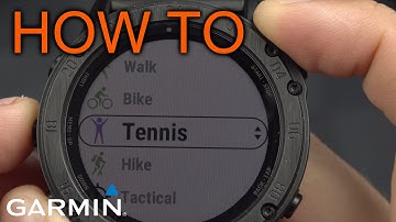 How to Reorder Activity Menu on Garmin Tactix / Fenix