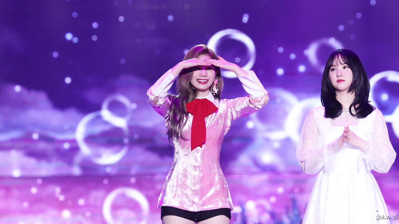 181225 가요대전 꽃길 다현 fancam