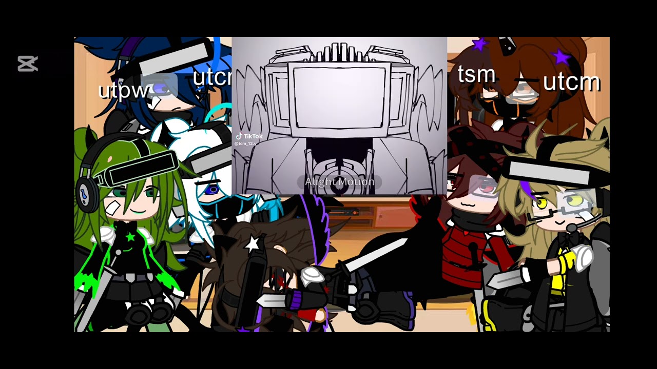 Sikibidi toilet(Titans) react to UTTM/Part 1 probably won't come but I can bring it if you want.