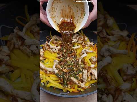 Фунчоза с курицей