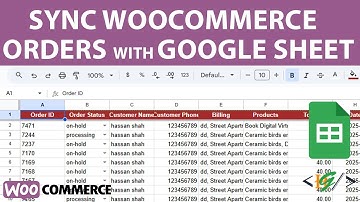 How to Sync WooCommerce Orders Detail to Google Sheets without Plugin