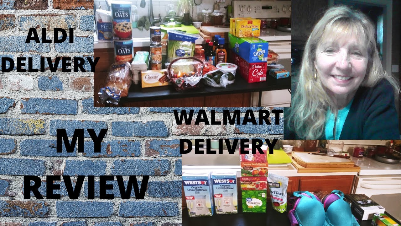 ALDI & WALMART DELIVERY REVIEW RESTOCKING FOOD AFTER 30 DAY NO SHOP