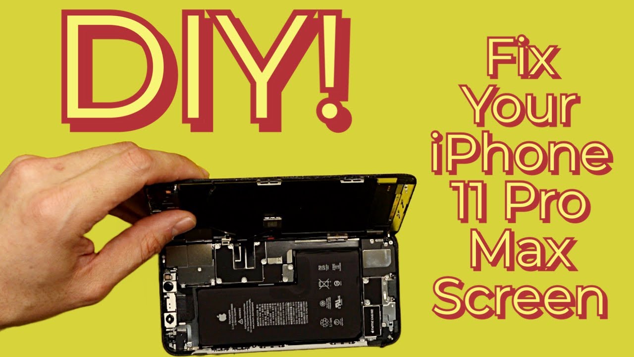 Fix your iPhone 11 Pro MAX yourself! DIY Fix your iPhone. Screen ...