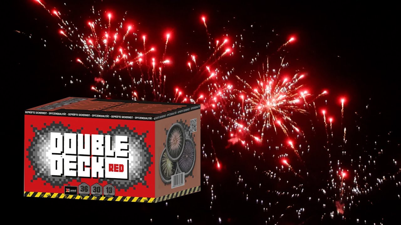 Double deck red, Xplode feuerwerk