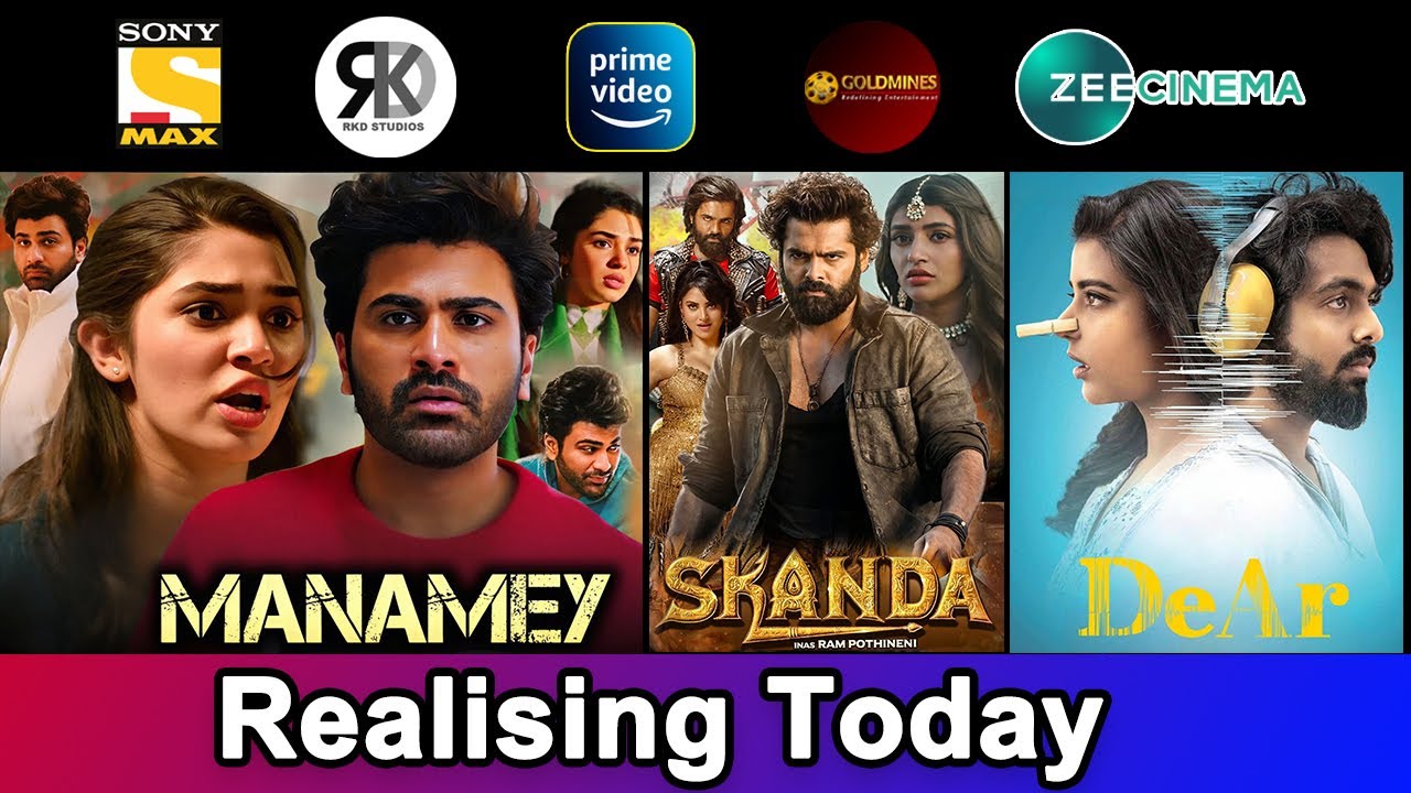 3 New South Hindi Dubbed Movies Releasing Today | Manamey, Skanda, Dear | 28th April 2024