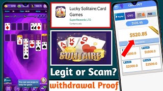 Lucky Solitaire Card Games REAL OR FAKE? || Lucky Solitaire Card Games Review | Online earning app screenshot 5