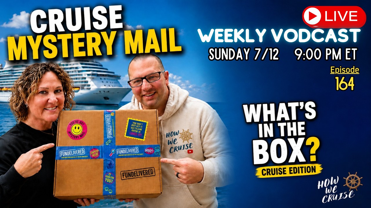Cruise Mystery Box Unboxing: What’s Brian Going to Say?! LIVE