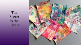 Postcard & ATC Backgrounds, Pt2