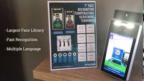 7" Face Recognition Temperature Screening Terminal