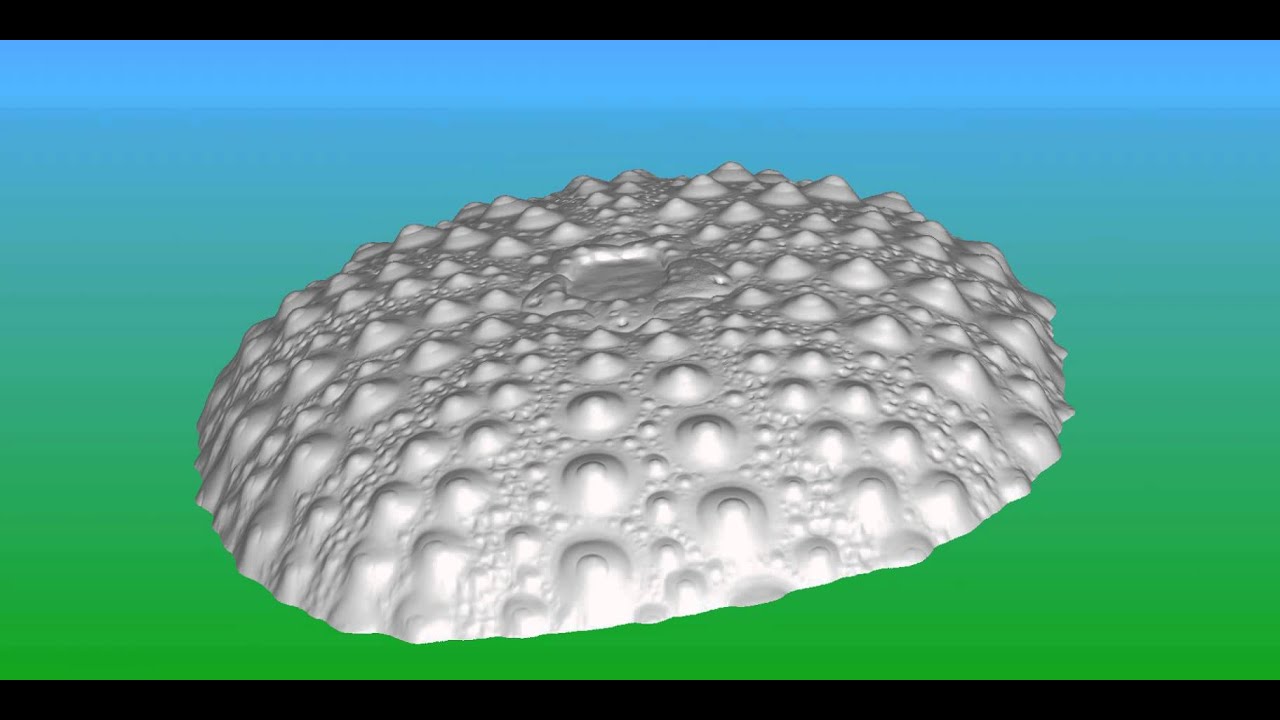 Geometry of a Skeleton of a Sea Urchin - YouTube