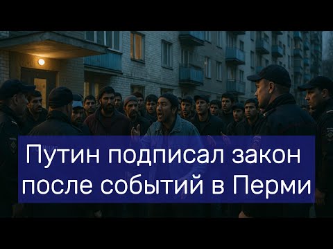 «Владимир Путин подписал закон после событий в Перми»