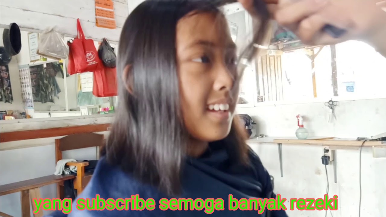  Cara potong rambut wanita  YouTube