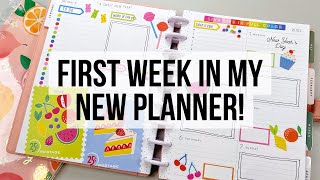 Plan With Me - Classic Dashboard Happy Planner - First Week of 2024!!! Happy New Year!