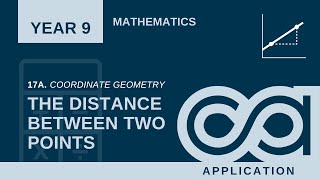 Year 9 Maths - 17A - The distance between two points (Application)
