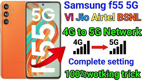 Samsung f55 5G Network settings kese karain || How to solve Network problem in Samsung f55 5G 2024