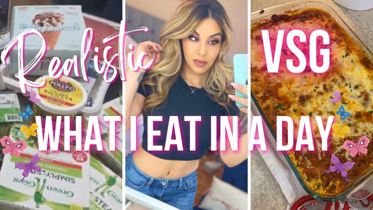 WHAT I EAT IN A DAY AFTER VSG + VSG GROCERY HAUL // EASY DINNER RECIPE Low Carb Lasagna!