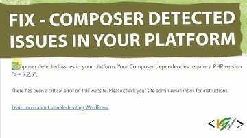 How to Fix Composer Detected Issues in your Platform: Your Composer Dependencies Require PHP Version