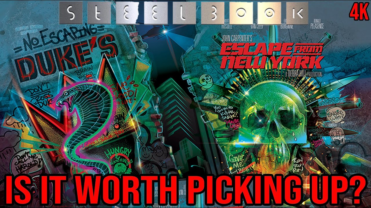 Escape from New York 4K Blu-Ray #steelbook #unboxing and #review