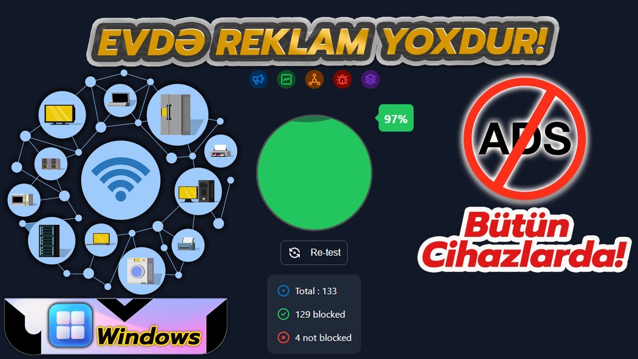 AdGuard Home Windows-da Quraşdırma 🔥 Evdəki BÜTÜN cihazlarda reklamları blokla!