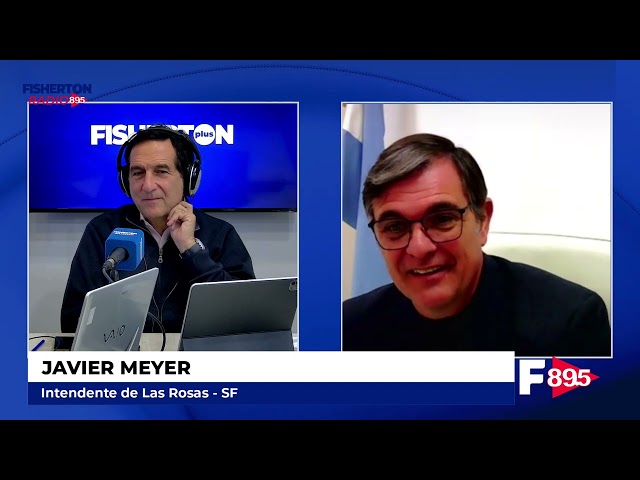 Javier Mayer - intendente de Las Rosas