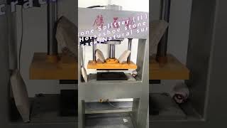 Hydraulic Stone Splitter For Horseshoe Stone Ice Crack Natural Surface