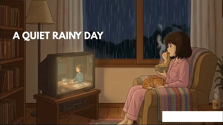 A Quiet Rainy Day ☔️ | Cozy Ghibli-Style Animation for Relaxing