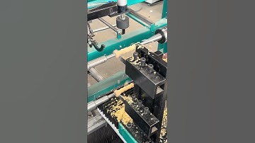 Dual-axis automatic loading and unloading small lathe, efficient and precise processing#cncwoodlathe