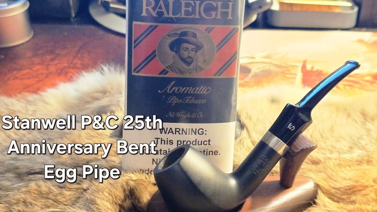 Обзор моей изогнутой трубки Stanwell P&C 25th Anniversary с табаком от сэра Уолтера Рэйли