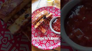 Trying Nando for the first time while in London #food #foodie #foodreview #nando #london #vlog