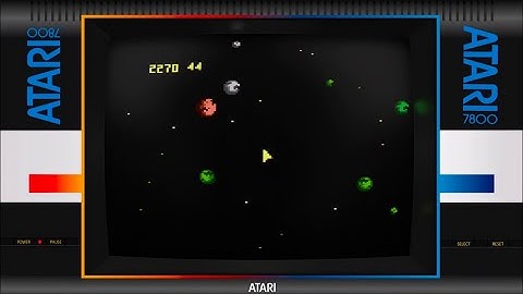 My Atari 7800 bezel using HyperspaceMadness