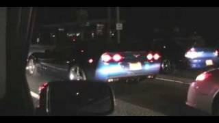 Girl in an Eclipse GSX beats a Corvette C6