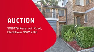 AUCTION - 39B/179 Reservoir Road, Blacktown
