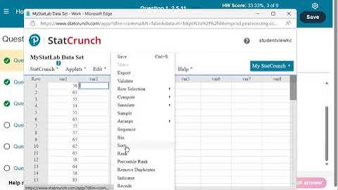 Quartiles, IQR, and Outliers in StatCrunch and Excel