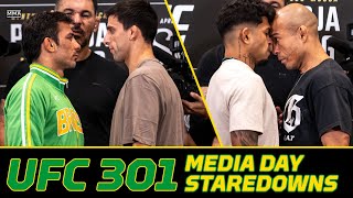 UFC 301 Media Day Faceoffs: Jose Aldo & Jonathan Martinez Separated | MMA Fighting
